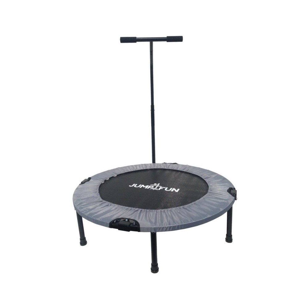 Trampoline fitness pliable 90 cm poignée réglable en hauteur en forme de T