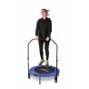 Trampoline fitness pliable 90 cm poignée réglable en hauteur Trampoline fitness pliable 90 cm poignée réglable en hauteur