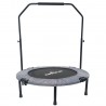 Trampoline fitness pliable 90 cm poignée réglable en hauteur Trampoline fitness pliable 90 cm poignée réglable en hauteur