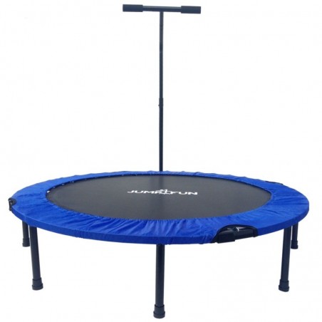 Trampoline fitness pliable 120 cm poignée réglable en hauteur en forme de T