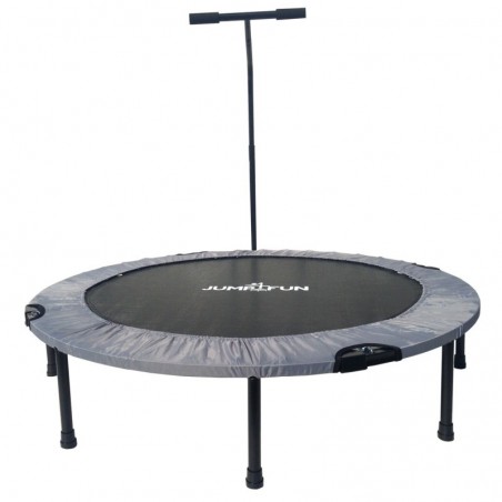 Trampoline fitness pliable 120 cm poignée réglable en hauteur en forme de T