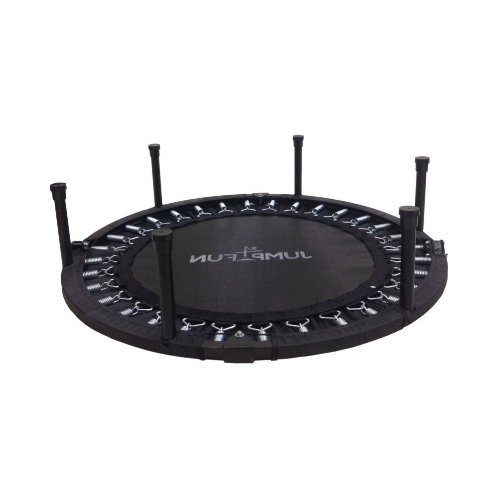 Trampoline fitness pliable 120 cm poignée réglable en hauteur en forme de T