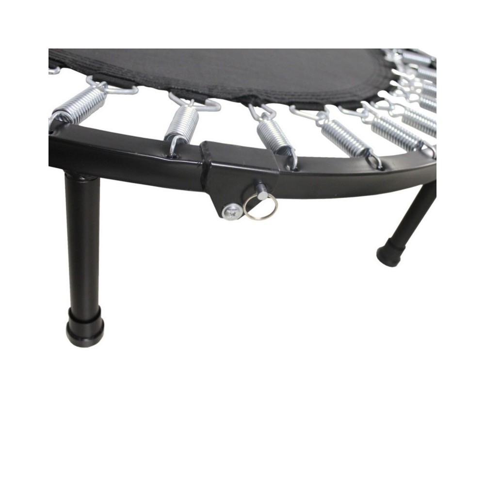 Trampoline fitness pliable 120 cm poignée réglable en hauteur en forme de T