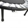 Trampoline fitness pliable 120 cm poignée réglable en hauteur en forme de T Trampoline fitness pliable 120 cm poignée réglable en hauteur en forme de T
