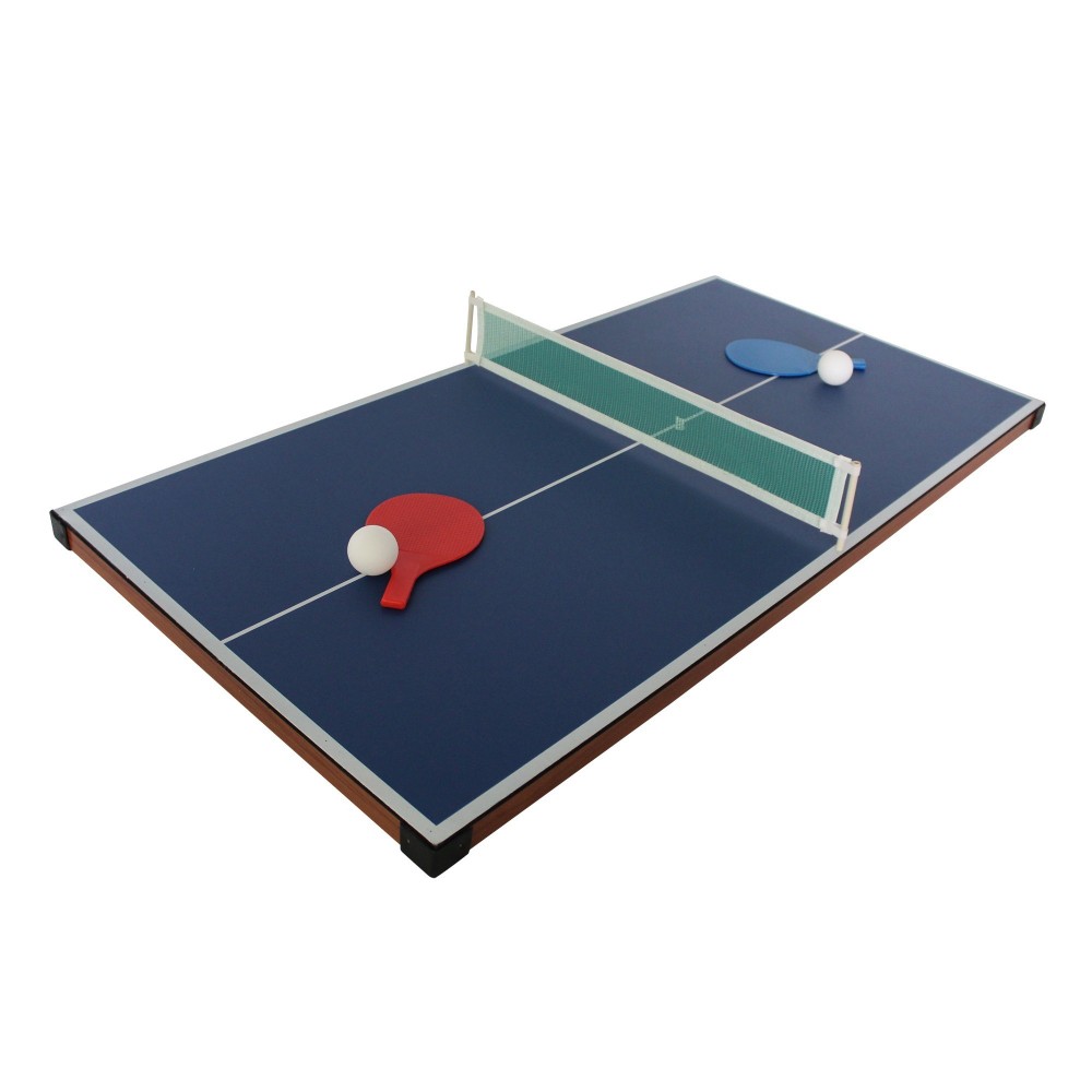 Plateaux Multi-jeux, 14 jeux : Ping Pong, Air Hockey, Bowling, Echec, Mikado, Back Gammon 97 x 49 x 3 cm