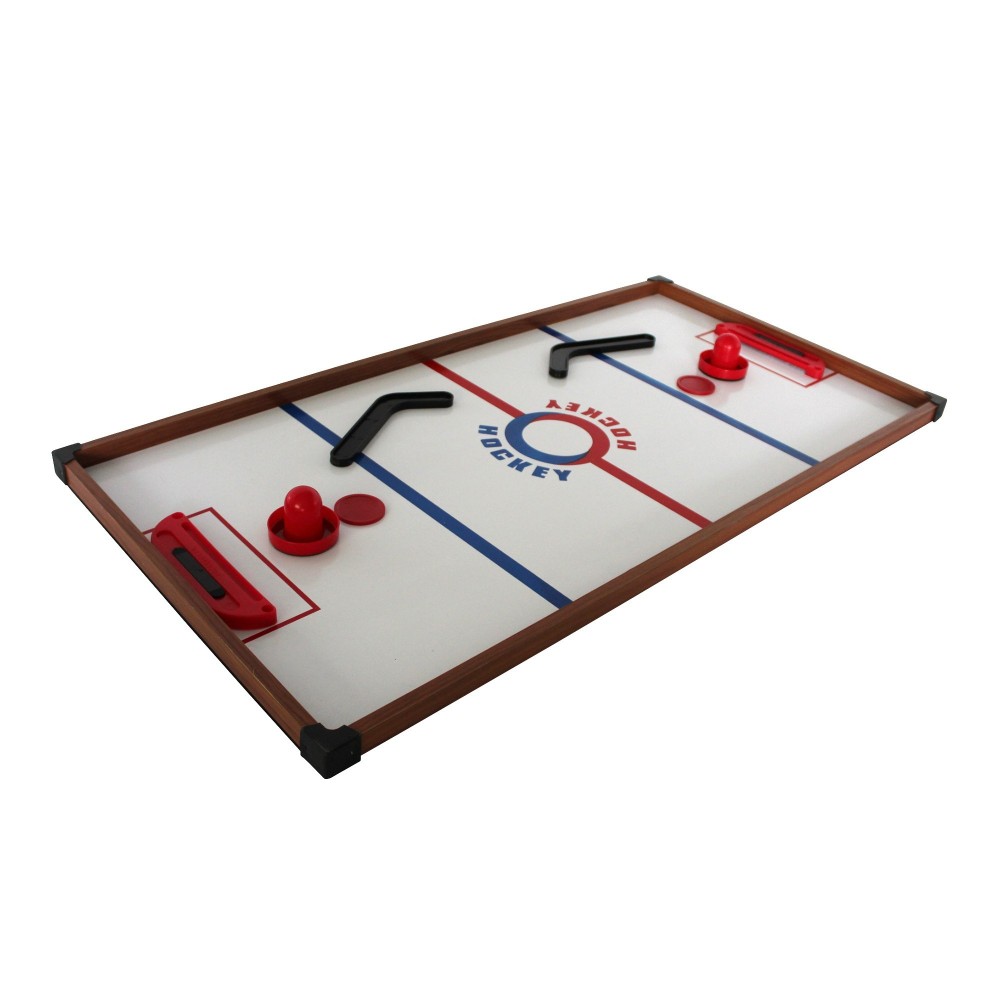 Plateaux Multi-jeux, 14 jeux : Ping Pong, Air Hockey, Bowling, Echec, Mikado, Back Gammon 97 x 49 x 3 cm
