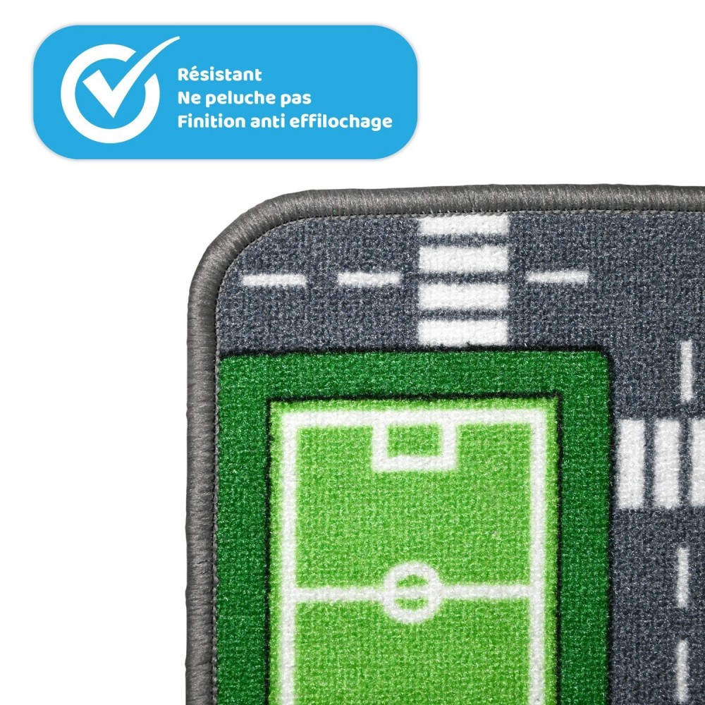 Tapis de Jeux Enfant - Réversible : Street et ferme 67 x 100 cm