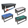 Table de jeux 4 en 1 Air Hockey, Ping pong, Billard et plateau dînatoire, Accessoires inclus - 183 x 91 x 81 cm Table de jeux 4 en 1 Air Hockey, Ping pong, Billard et plateau dînatoire, Accessoires inclus - 183 x 91 x 81 cm
