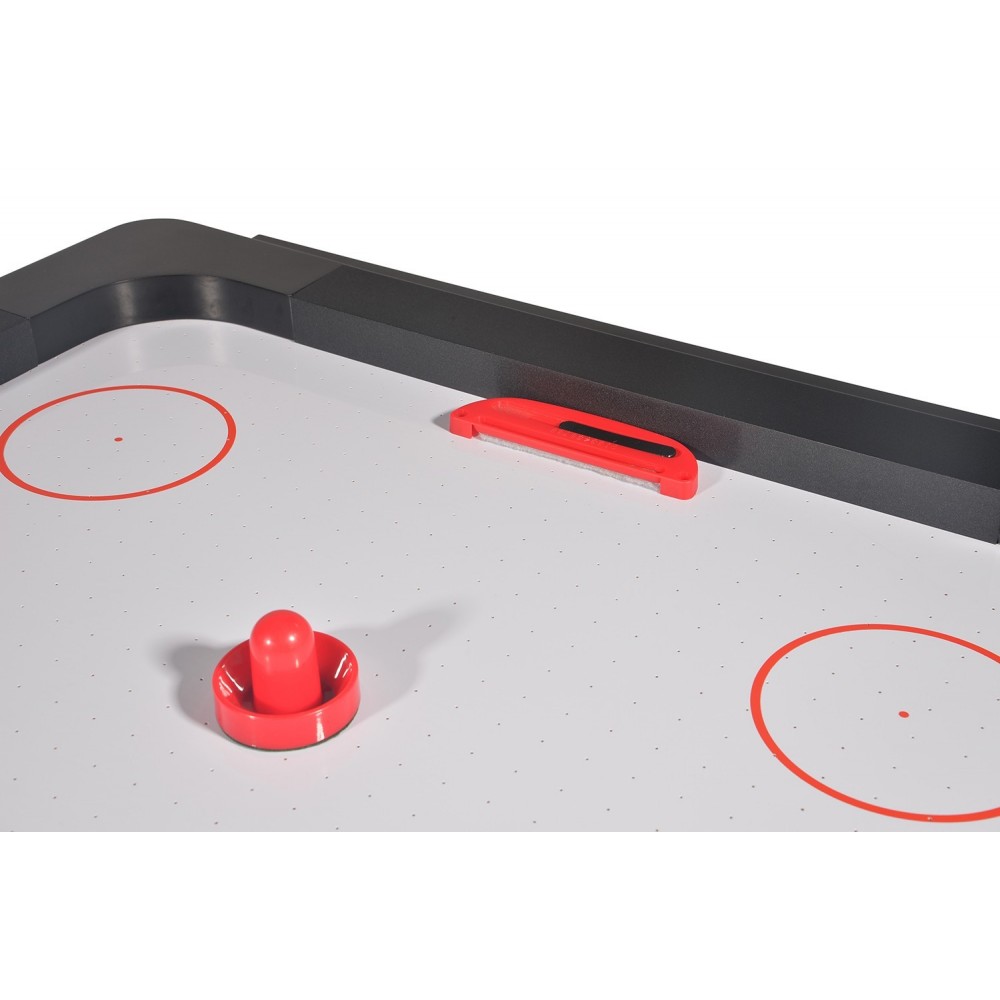 Table de jeux 4 en 1 Air Hockey, Ping pong, Billard et plateau dînatoire, Accessoires inclus - 183 x 91 x 81 cm
