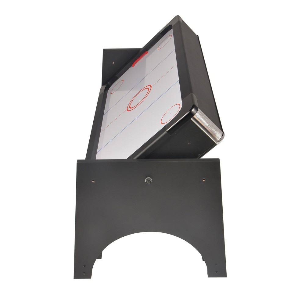 Table de jeux 4 en 1 Air Hockey, Ping pong, Billard et plateau dînatoire, Accessoires inclus - 183 x 91 x 81 cm