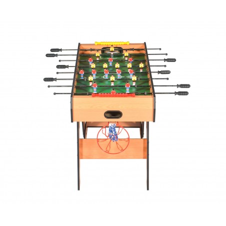 Table 3 Jeux en 1 Pliable - BabyFoot - Basket Ball - Fléchettes, 122 x 61 x 82 cm