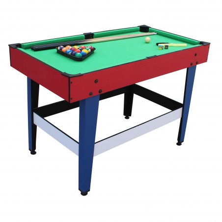 Table Multi-Jeux 12 en 1 avec plateaux de jeux modulables, Billard, Babyfoot, Ping-Pong, Hockey...