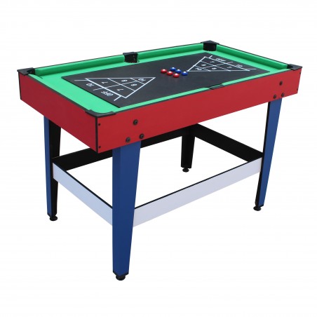 Table Multi-Jeux 12 en 1 avec plateaux de jeux modulables, Billard, Babyfoot, Ping-Pong, Hockey...