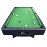 Billard Américain avec retour de boules automatique et accessoires - 217 x 125 x 80 cm - Tapis Vert Billard Américain avec retour de boules automatique et accessoires - 217 x 125 x 80 cm - Tapis Vert