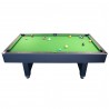 Billard Américain avec retour de boules automatique et accessoires - 217 x 125 x 80 cm - Tapis Vert Billard Américain avec retour de boules automatique et accessoires - 217 x 125 x 80 cm - Tapis Vert