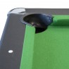 Billard Américain avec retour de boules automatique et accessoires - 217 x 125 x 80 cm - Tapis Vert Billard Américain avec retour de boules automatique et accessoires - 217 x 125 x 80 cm - Tapis Vert