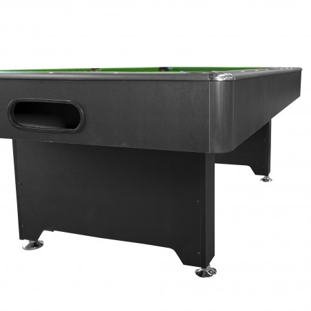 Billard Américain avec retour de boules automatique et accessoires - 217 x 125 x 80 cm - Tapis Vert