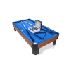 Billard de table avec accessoires - Kit Billard Compact de bureau ou salle de jeu, 102 x 51 x 22.5 cm - Marron et Tapis Bleu Billard de table avec accessoires - Kit Billard Compact de bureau ou salle de jeu, 102 x 51 x 22.5 cm - Marron et Tapis Bleu