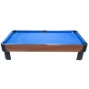 Billard de table avec accessoires - Kit Billard Compact de bureau ou salle de jeu, 102 x 51 x 22.5 cm - Marron et Tapis Bleu Billard de table avec accessoires - Kit Billard Compact de bureau ou salle de jeu, 102 x 51 x 22.5 cm - Marron et Tapis Bleu