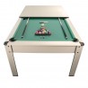 Billard Américain HARMONY 6Ft - 206,5 x 116,5 x 80 cm avec accessoires et plateau dînatoire - Couleur Hêtre Billard Américain HARMONY 6Ft - 206,5 x 116,5 x 80 cm avec accessoires et plateau dînatoire - Couleur Hêtre