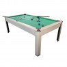 Billard Américain HARMONY 6Ft - 206,5 x 116,5 x 80 cm avec accessoires et plateau dînatoire - Couleur Hêtre Billard Américain HARMONY 6Ft - 206,5 x 116,5 x 80 cm avec accessoires et plateau dînatoire - Couleur Hêtre