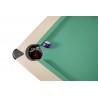 Billard Américain HARMONY 6Ft - 206,5 x 116,5 x 80 cm avec accessoires et plateau dînatoire - Couleur Hêtre Billard Américain HARMONY 6Ft - 206,5 x 116,5 x 80 cm avec accessoires et plateau dînatoire - Couleur Hêtre