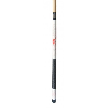 Queue de Billard Americain / Anglais 145cm57" Gamme Ethnique Premium  White Spider