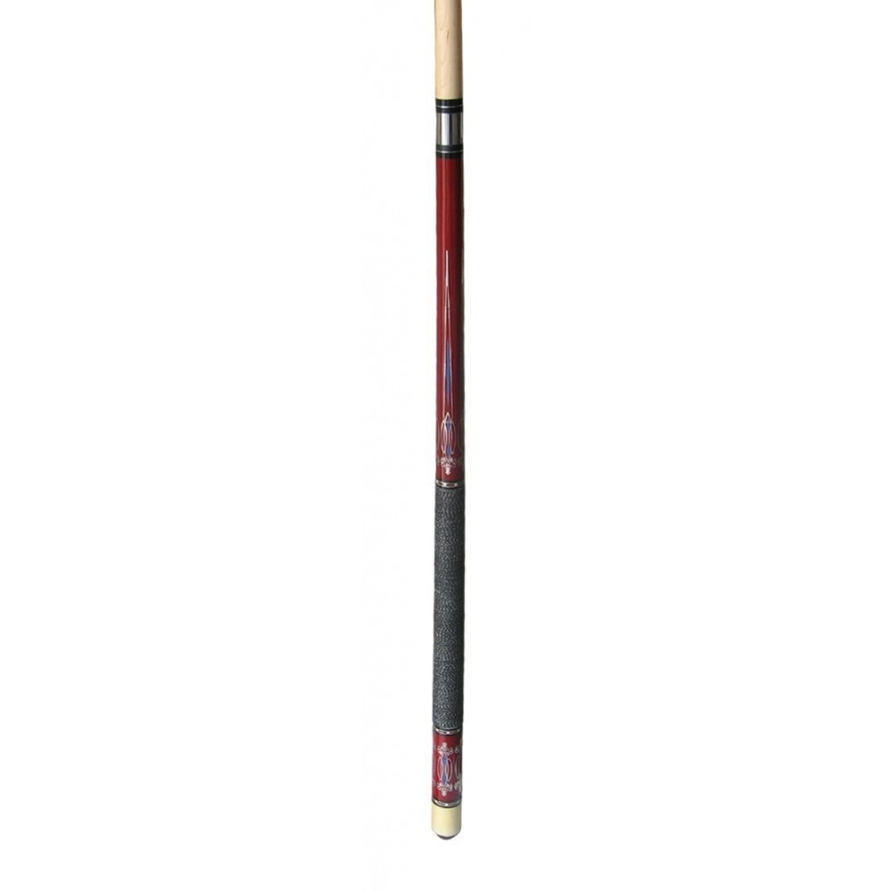 Queue de Billard Americain / Anglais 145cm57" Gamme Ethnique Premium  Deep Red