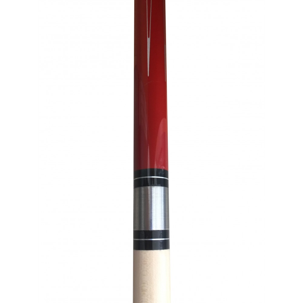 Queue de Billard Americain / Anglais 145cm57" Gamme Ethnique Premium  Deep Red