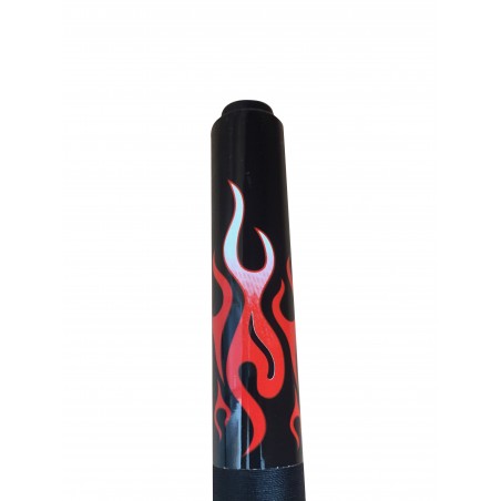 Queue de Billard Americain / Anglais 145cm57" Gamme Ethnique Premium  Flame