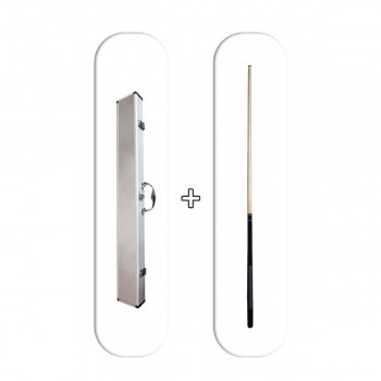 Queue de billard dévissable + Malette de rangement en Alu - Pack de rangement RAFFINE accessoires de billard