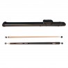 Queue de billard dévissable + Etui de rangement en Simili Cuir - Pack de rangement MAHOGANY accessoires de billard Queue de billard dévissable + Etui de rangement en Simili Cuir - Pack de rangement MAHOGANY accessoires de billard