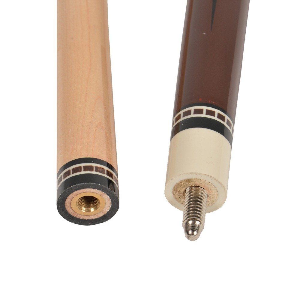 Queue de billard dévissable + Etui de rangement en Simili Cuir - Pack de rangement MAHOGANY accessoires de billard