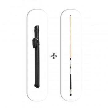 Queue de billard dévissable + Etui de rangement en Simili Cuir - Pack de rangement DARK SPIDER accessoires de billard