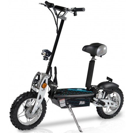 Trottinette électrique 1000W Batterie 36V12Ah - Roue 10" Norme CE -  CROSS 1000 avec Feux Av/AR