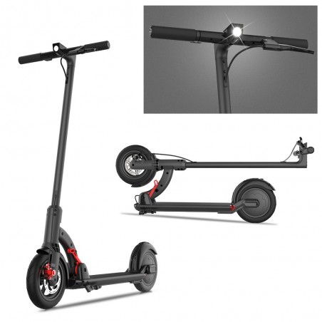 Trottinette électrique 300 Watts Avec Afficheur LCD et LED Av - Piki P360 - Pliable et Portable