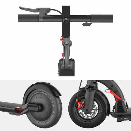 Trottinette électrique 300 Watts Avec Afficheur LCD et LED Av - Piki P360 - Pliable et Portable