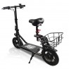 Trottinette Electrique avec siège 350W Piki City Pliable, LED Av/Ar, Affichage LCD, Etanche, Panier de transport Trottinette Electrique avec siège 350W Piki City Pliable, LED Av/Ar, Affichage LCD, Etanche, Panier de transport