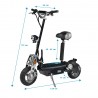 Trottinette électrique 800W Batterie 36V12Ah - Roue 6,5" Norme CE - Evo 800 avec feux Av/Ar Trottinette électrique 800W Batterie 36V12Ah - Roue 6,5" Norme CE - Evo 800 avec feux Av/Ar