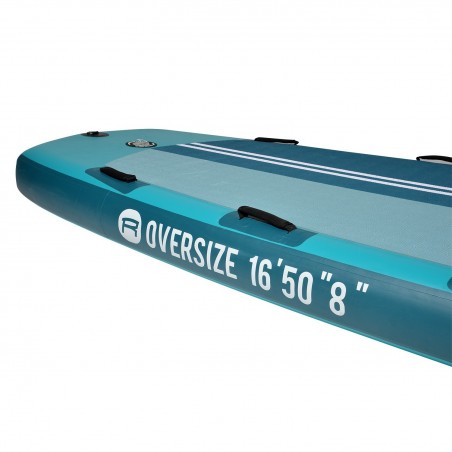 Big Stand Up Paddle gonflable ROHE OVERSIZE 16? x 50?? x 8?? (488 x 127 x 20 cm) jusqu' à 6 rameurs