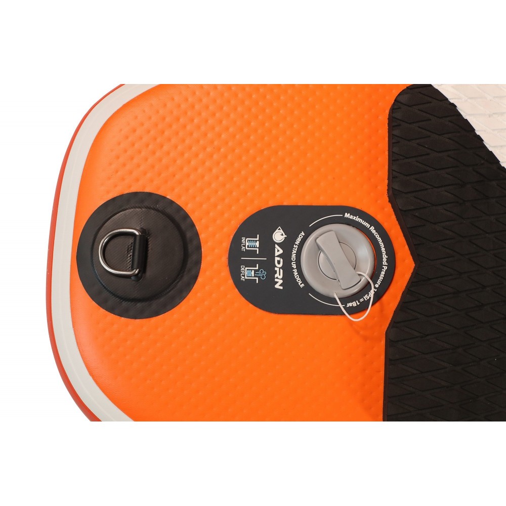 Stand up Paddle Gonflable 10'2 - CRUISER ADRN 10'2 30'' 5'' (310x76x13) - avec Pompe, Pagaie, Leash et Sac de transport - Orange