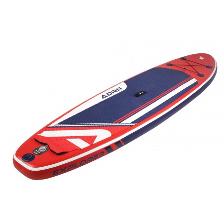 Stand up Paddle Gonflable 10'8 - EXPLORER ADRN 10'8 32'' 6'' (325x81x15cm) - avec Pompe, Pagaie, Leash et Sac de transport