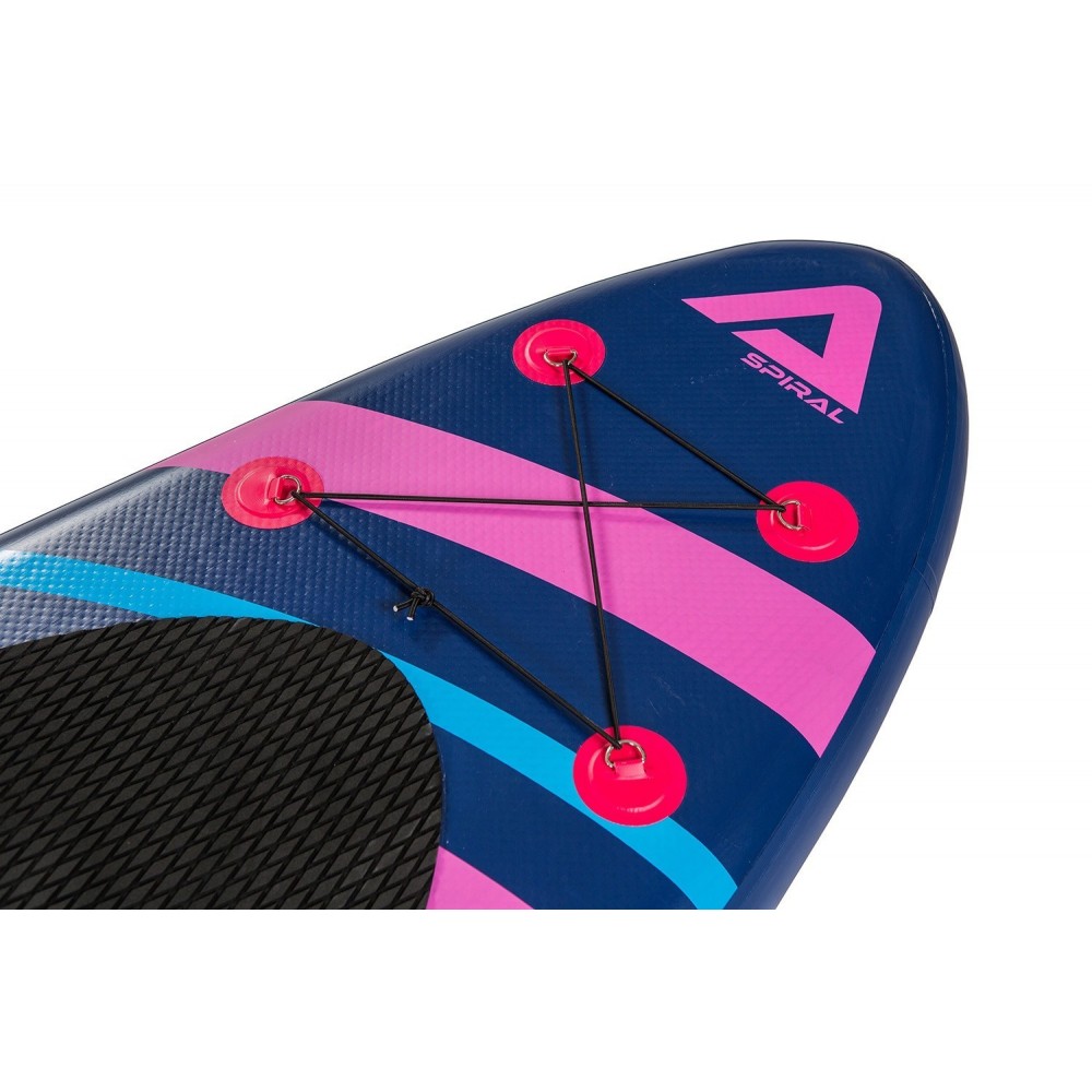 Stand up Paddle Gonflable 10'8 - SPIRAL ADRN 10'8 32'' 6'' (325x81x15) - avec Pompe, Pagaie, Leash et Sac de transport - Violet
