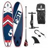 Paddle gonflable AMBITION 10'4 30'' 6'' (315x76x15 cm) avec pagaie, leash, pompe, anneaux de kayak et sac de transport Paddle gonflable AMBITION 10'4 30'' 6'' (315x76x15 cm) avec pagaie, leash, pompe, anneaux de kayak et sac de transport
