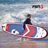Paddle gonflable AMBITION 10'4 30'' 6'' (315x76x15 cm) avec pagaie, leash, pompe, anneaux de kayak et sac de transport Paddle gonflable AMBITION 10'4 30'' 6'' (315x76x15 cm) avec pagaie, leash, pompe, anneaux de kayak et sac de transport