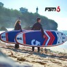 Paddle gonflable AMBITION 10'4 30'' 6'' (315x76x15 cm) avec pagaie, leash, pompe, anneaux de kayak et sac de transport Paddle gonflable AMBITION 10'4 30'' 6'' (315x76x15 cm) avec pagaie, leash, pompe, anneaux de kayak et sac de transport