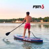 Paddle gonflable PUNGA 10'8 - 325 x 81 x 15 cm - Stand Up Paddle avec pagaie, leash, pompe et sac de transport Paddle gonflable PUNGA 10'8 - 325 x 81 x 15 cm - Stand Up Paddle avec pagaie, leash, pompe et sac de transport