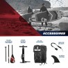 Stand Up Paddle 15' - DEUCE FSN 15' 34" 8" (457x86x20 cm) avec Pagaie, Leash, Pompe et Sac de Transport Stand Up Paddle 15' - DEUCE FSN 15' 34" 8" (457x86x20 cm) avec Pagaie, Leash, Pompe et Sac de Transport