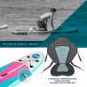 Pack Stand Up Paddle Gonflable 9'9 - INDIANA PINK ROHE 9'9" 30'' 4'' (297x76x10cm) - avec accessoires Pack Stand Up Paddle Gonflable 9'9 - INDIANA PINK ROHE 9'9" 30'' 4'' (297x76x10cm) - avec accessoires