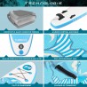 Pack Stand Up Paddle gonflable 10'6'' - ROHE FLOWER 10?6?? 30?? 6?? (320x76x15cm) - avec accessoires Pack Stand Up Paddle gonflable 10'6'' - ROHE FLOWER 10?6?? 30?? 6?? (320x76x15cm) - avec accessoires